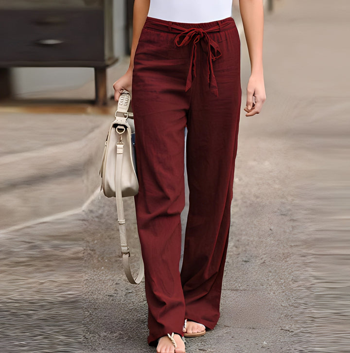 Weite Hose Damen Relaxed Fit Sommer Casual