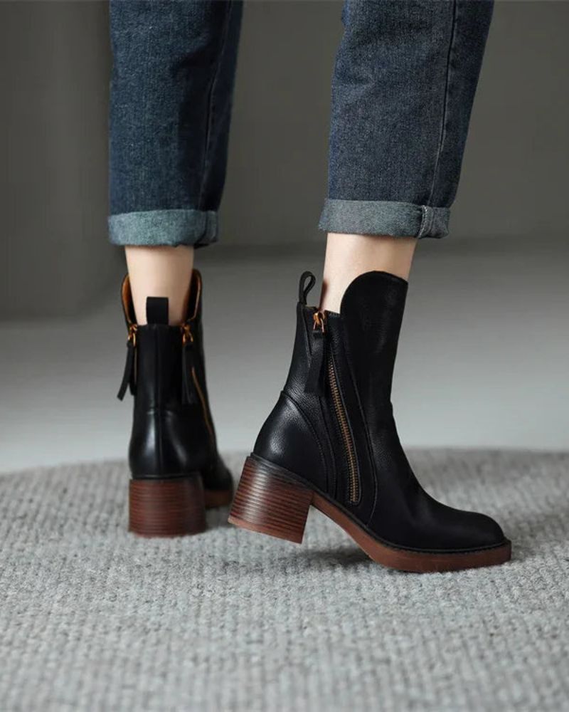Corvianoir I Elegante Stiefeletten