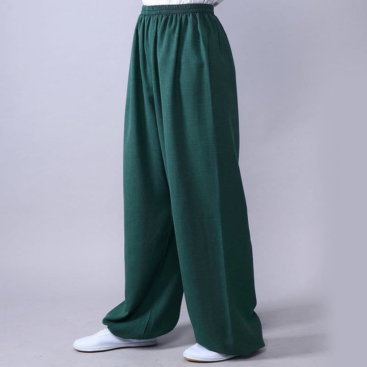 Unisex Sommerhose mit elastischem Bund für Tai Chi und Qigong