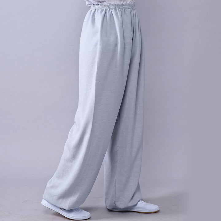 Unisex Sommerhose mit elastischem Bund für Tai Chi und Qigong