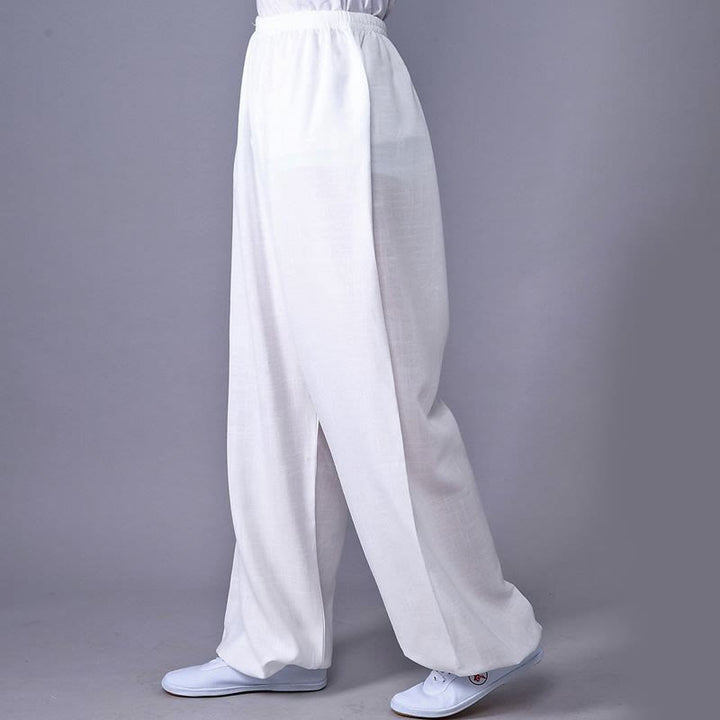 Unisex Sommerhose mit elastischem Bund für Tai Chi und Qigong
