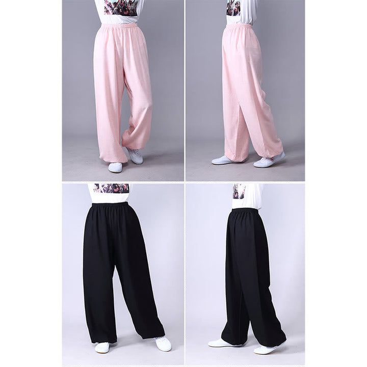 Unisex Sommerhose mit elastischem Bund für Tai Chi und Qigong