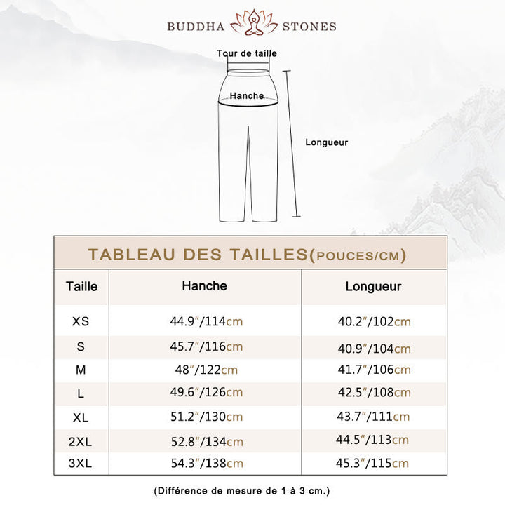Unisex Sommerhose mit elastischem Bund für Tai Chi und Qigong