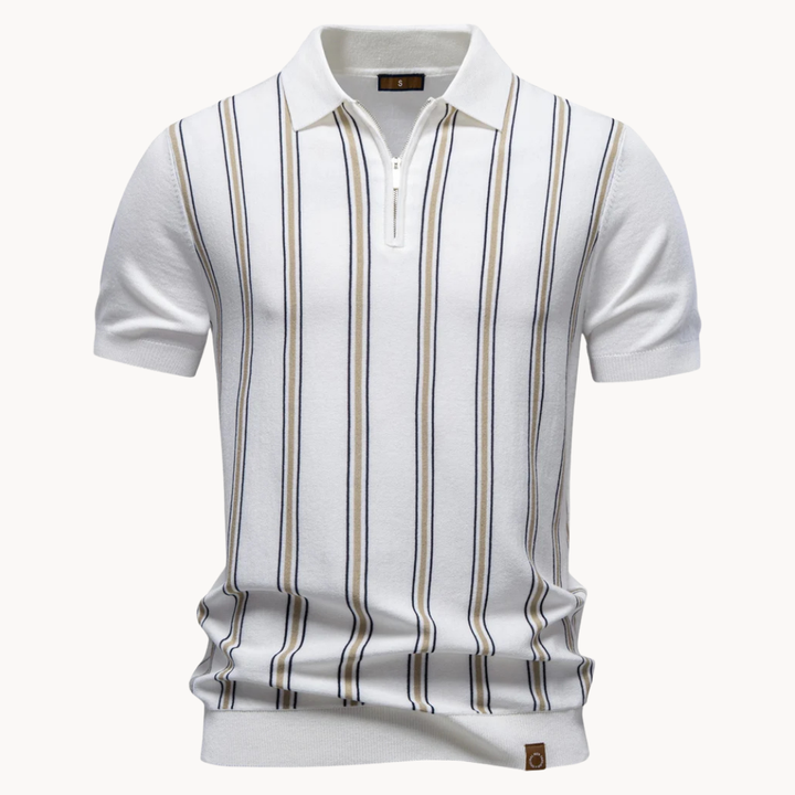 Enrico | Elegantes Polohemd mit Reissverschluss