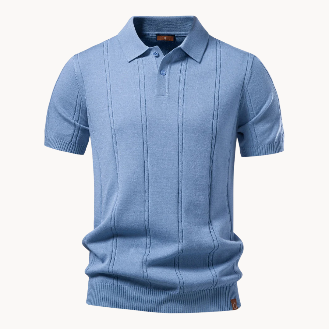 Benoit | Luxuriöses Strick-Polohemd
