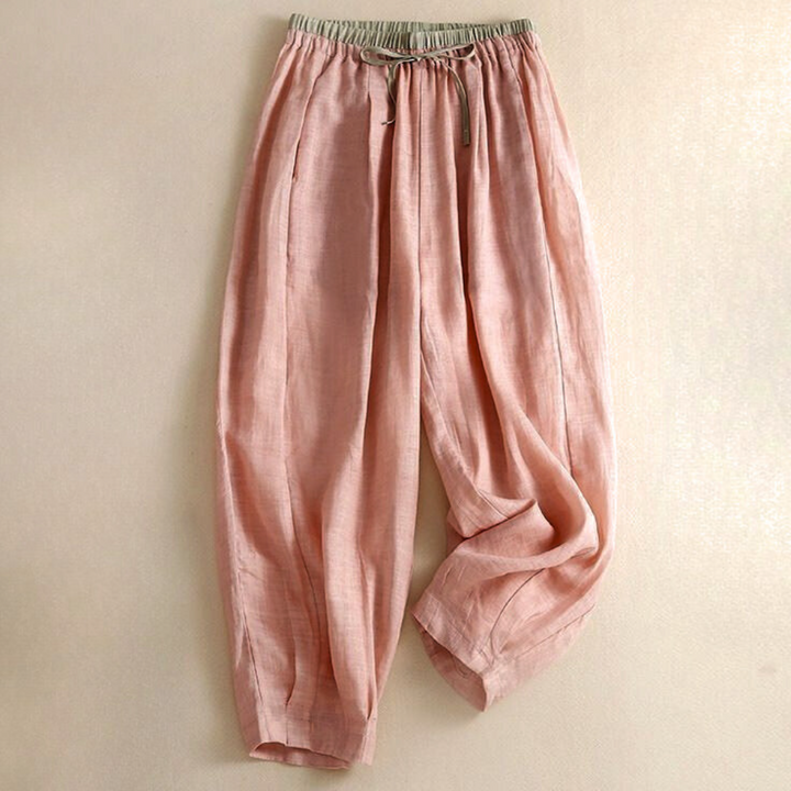 Damen Stoffhose Relaxed Fit Freizeit Sommer