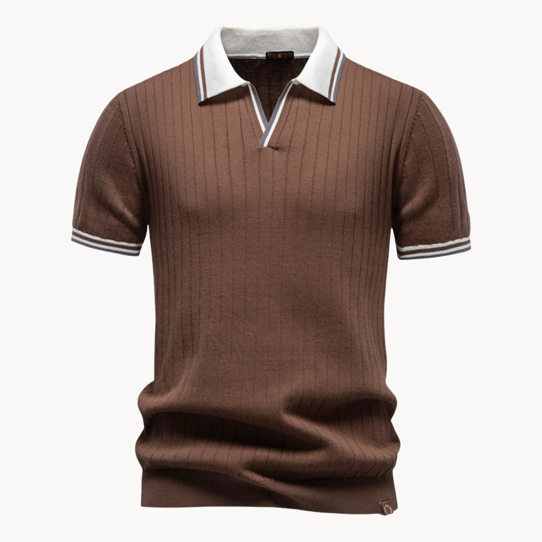 Valerio | Gestricktes Polohemd
