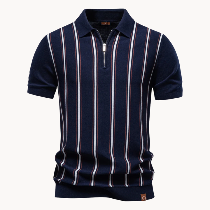 Enrico | Elegantes Polohemd mit Reissverschluss