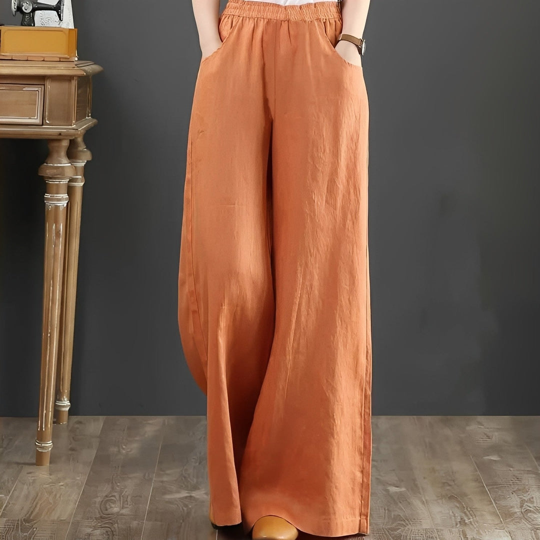 Damenhose Weite Passform Freizeit Sommer Komfortabel