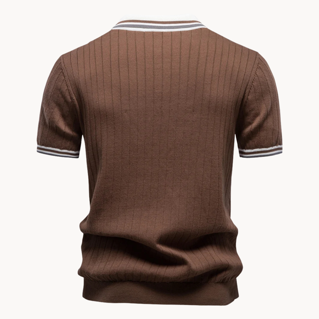 Valerio | Gestricktes Polohemd
