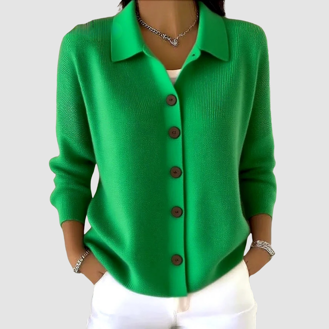Riah™ Knopf-Oben Strickjacke