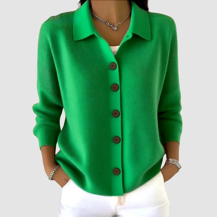 Riah™ Knopf-Oben Strickjacke