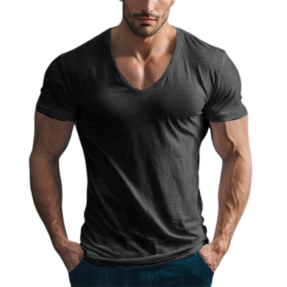 Calvin | Zeitloses T-Shirt mit V-Ausschnitt