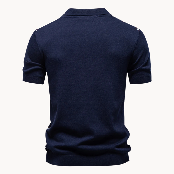 Enrico | Elegantes Polohemd mit Reissverschluss