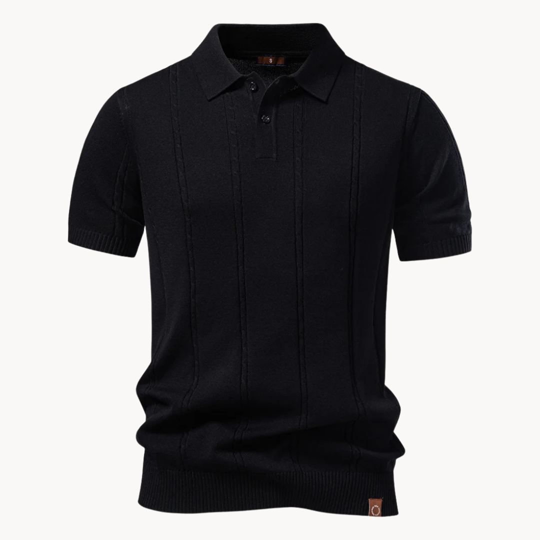 Benoit | Luxuriöses Strick-Polohemd