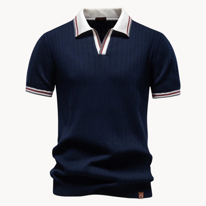 Valerio | Gestricktes Polohemd