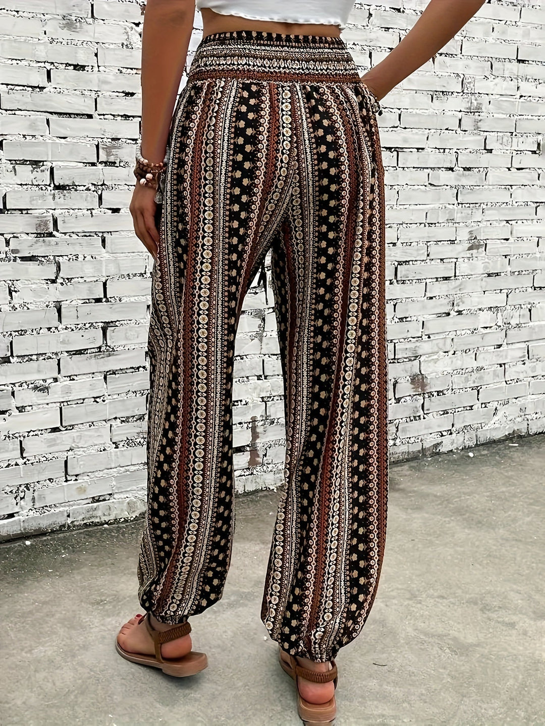 Amelie | High-Waist Hose – Boho-Chic für Deine Garderobe