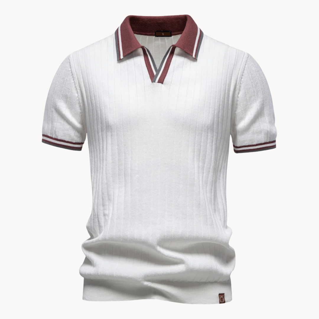 Valerio | Gestricktes Polohemd