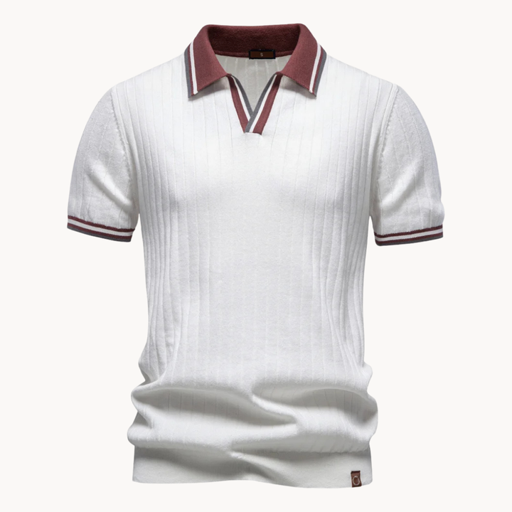Valerio | Gestricktes Polohemd