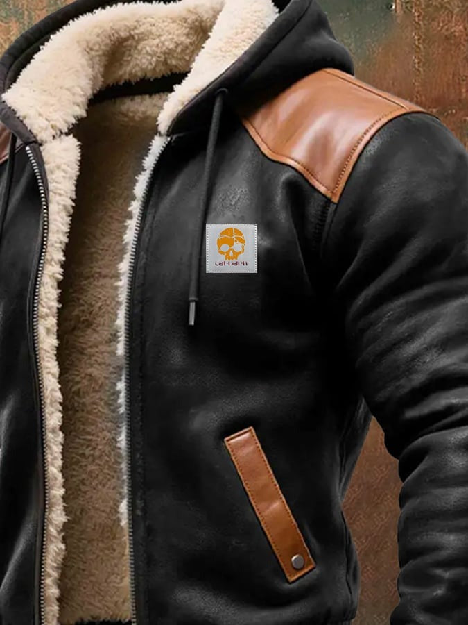 Bruno | Winterjacke mit raffinierten Lederdetails