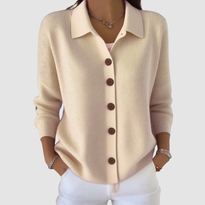 Riah™ Knopf-Oben Strickjacke