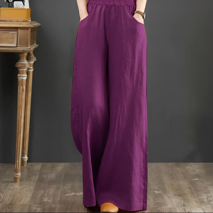 Damenhose Weite Passform Freizeit Sommer Komfortabel