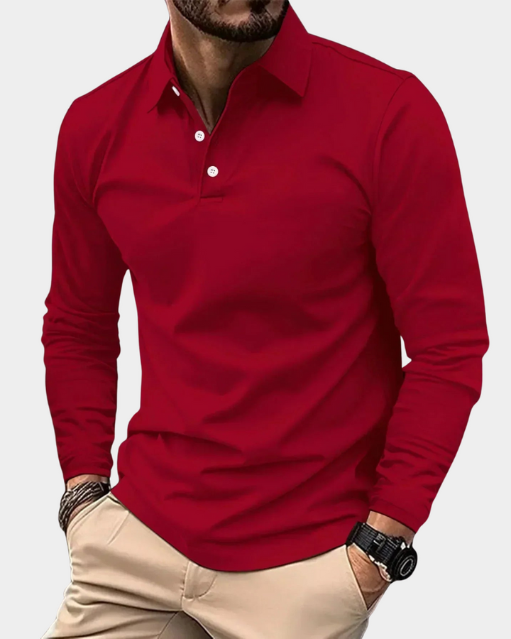 Milano | Premium-Poloshirt mit langen Ärmeln