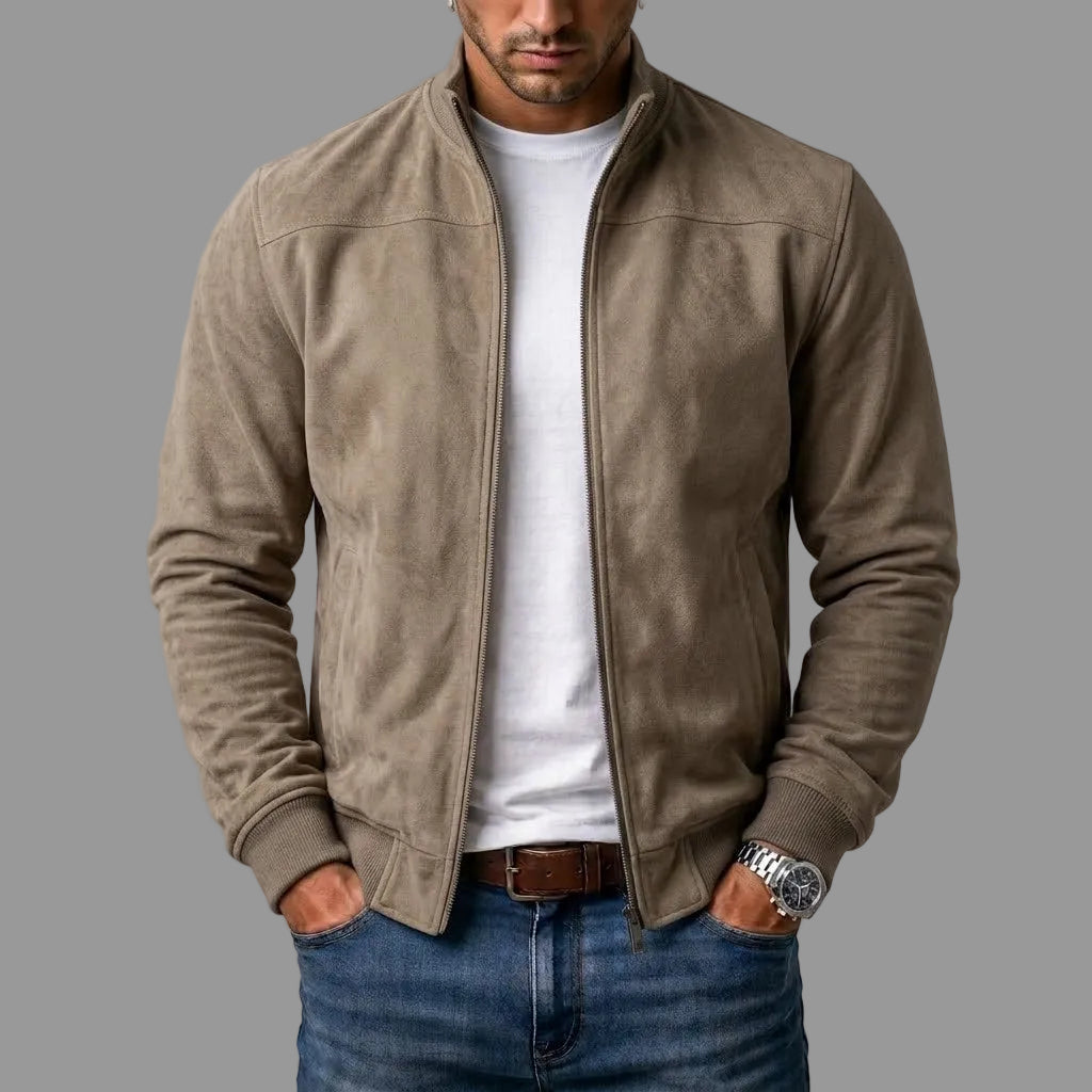 Varel | Wildleder Bomberjacke