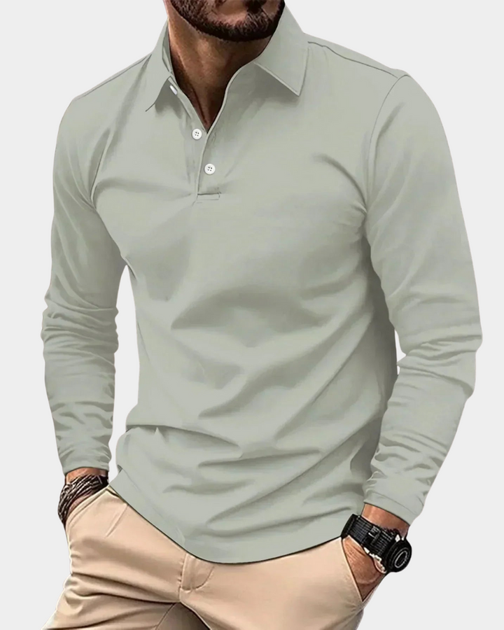 Milano | Premium-Poloshirt mit langen Ärmeln