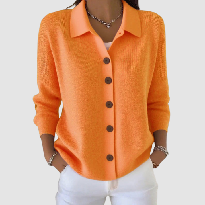 Riah™ Knopf-Oben Strickjacke