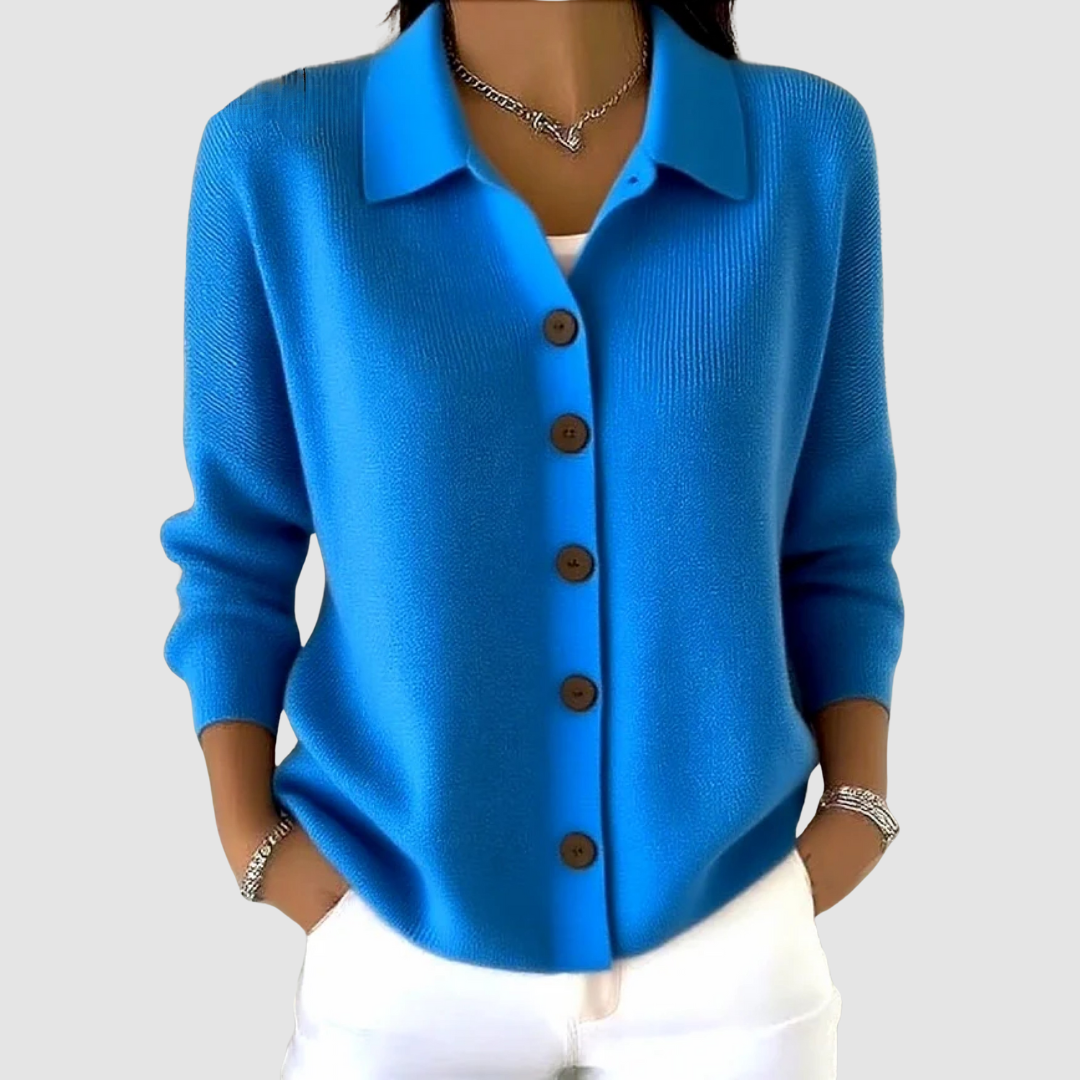 Riah™ Knopf-Oben Strickjacke