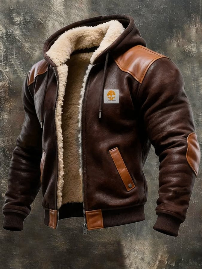 Bruno | Winterjacke mit raffinierten Lederdetails