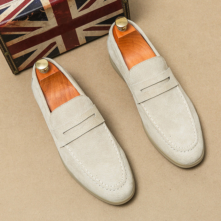 Firenze Chic Wildleder-Loafer