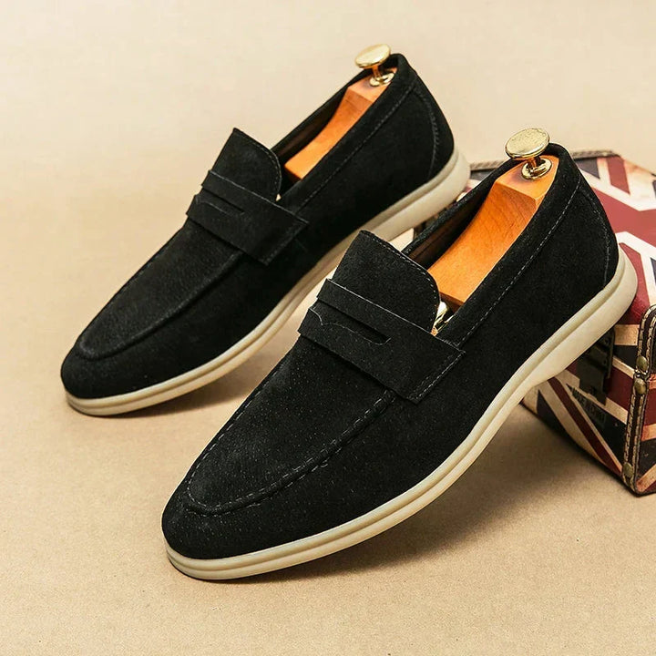 Firenze Chic Wildleder-Loafer