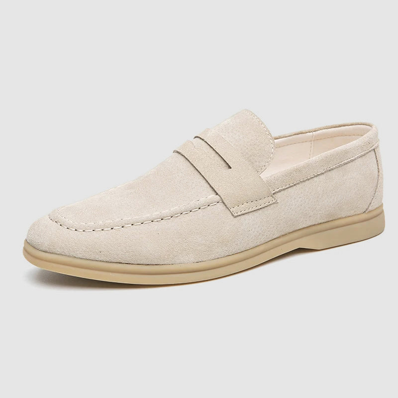 Firenze Chic Wildleder-Loafer