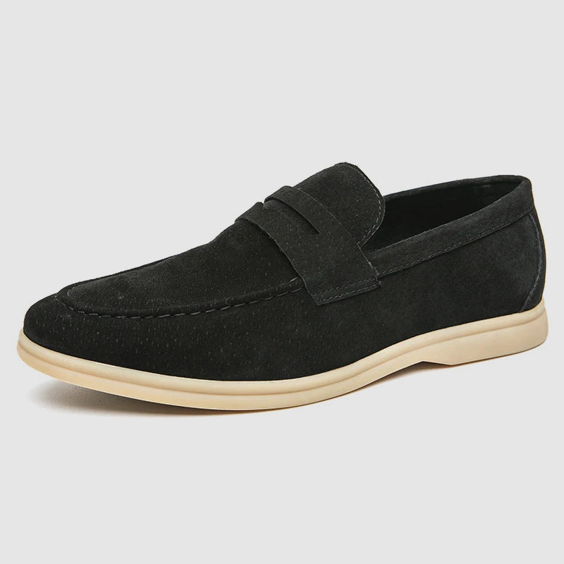 Firenze Chic Wildleder-Loafer