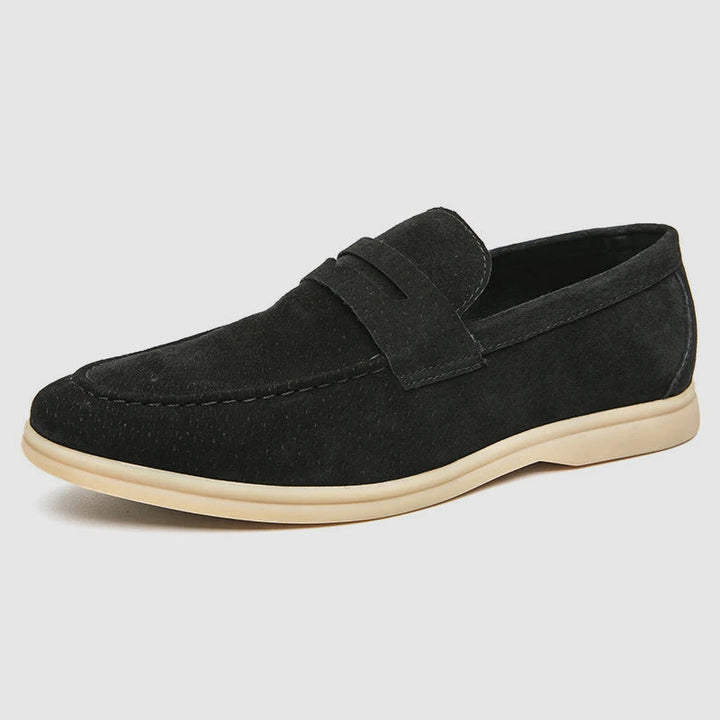 Firenze Chic Wildleder-Loafer