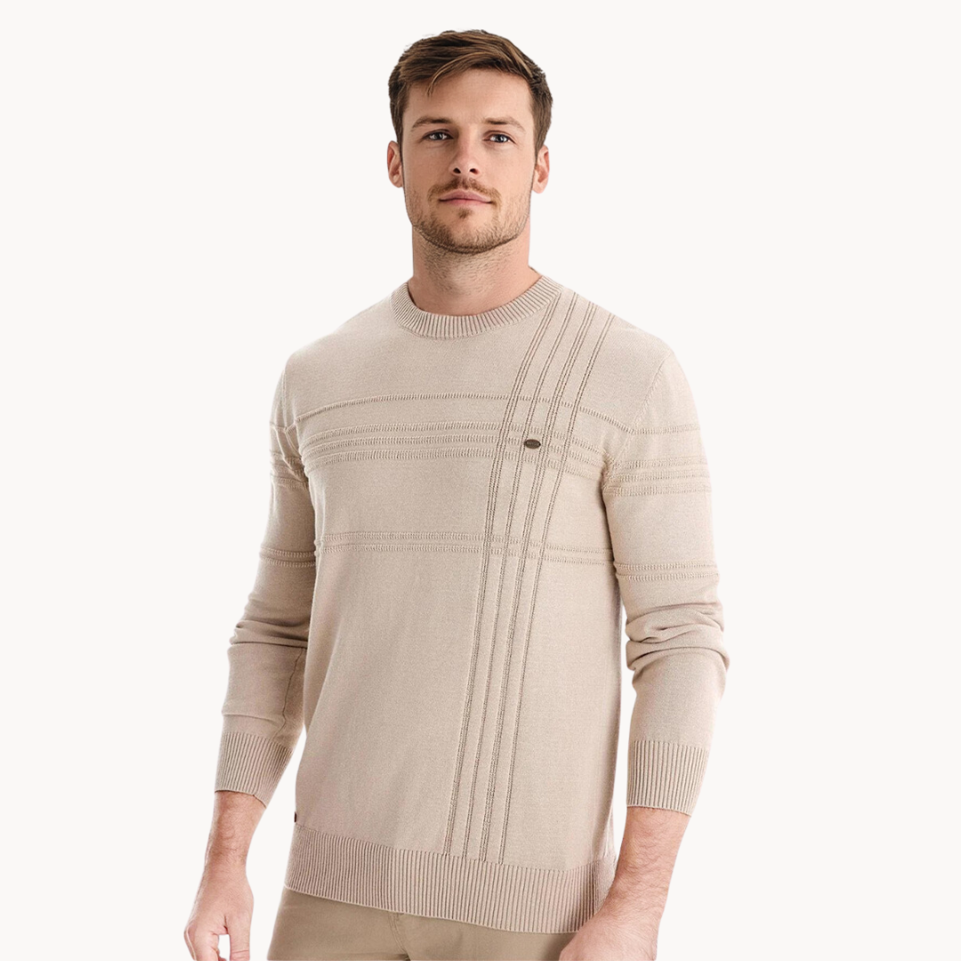 Beeckhoven™ | Herrenpullover mit Rautendesign