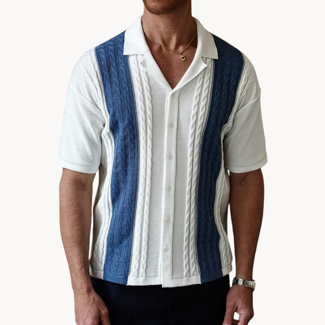 Kron | Gestreiftes Panel-Shirt