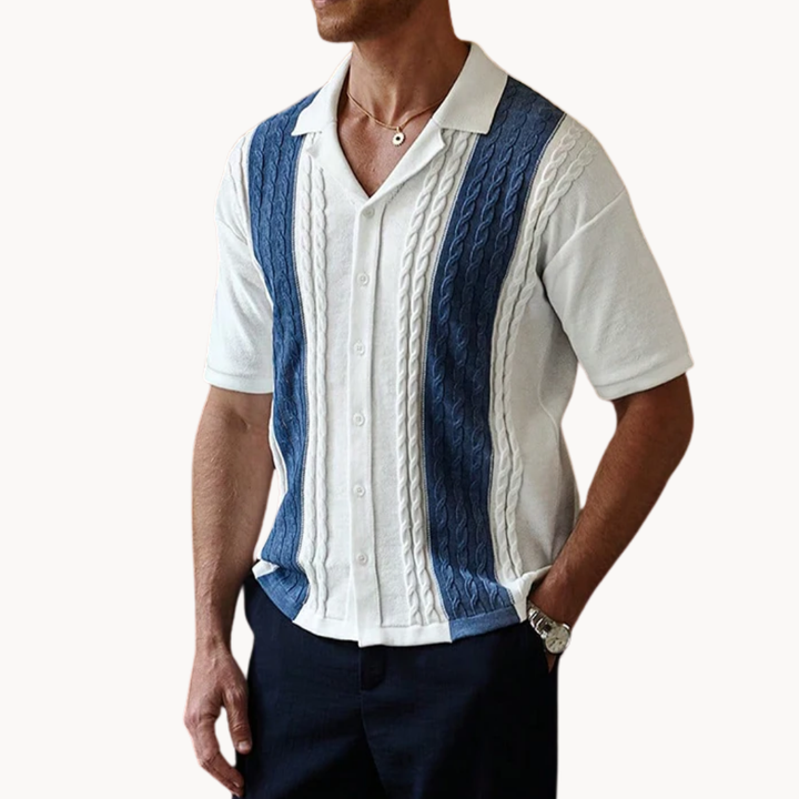 Kron | Gestreiftes Panel-Shirt