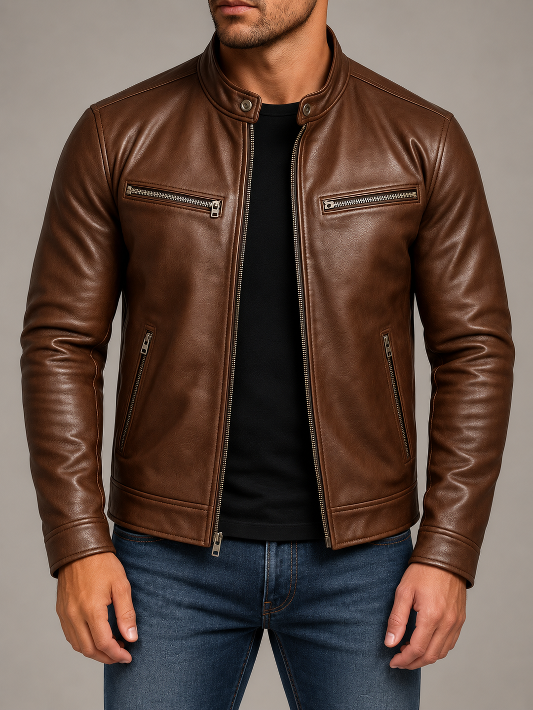 Guido Vintage-Lederjacke