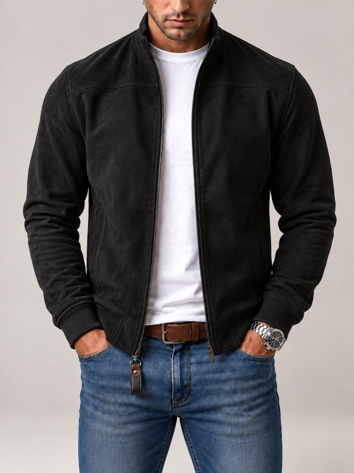 Corrado Wildleder-Bomberjacke