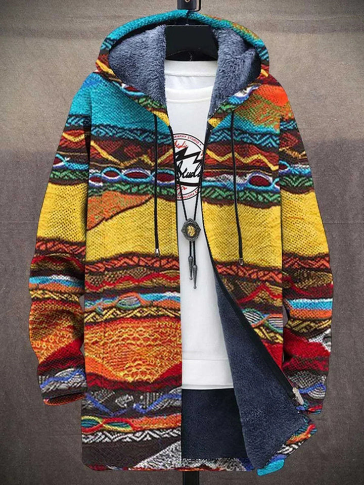 Cynthia | Kunstvoller Kapuzen-Cardigan
