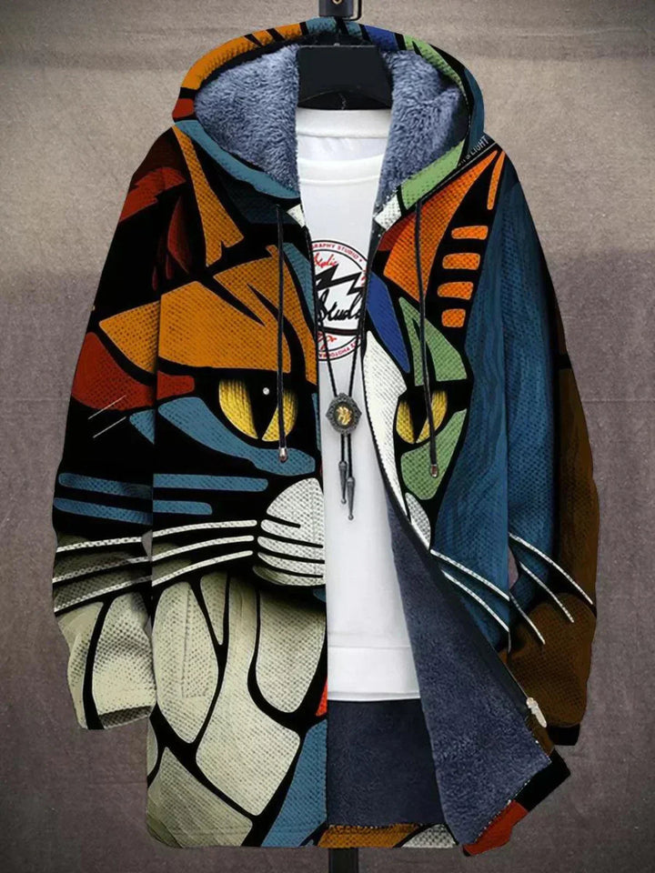 Cynthia | Kunstvoller Kapuzen-Cardigan