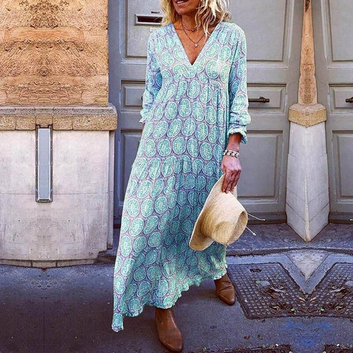 Maxikleid Damen Luftig & Elegant für den Sommer Modisches Boho-Kleid Aktuelle Saison