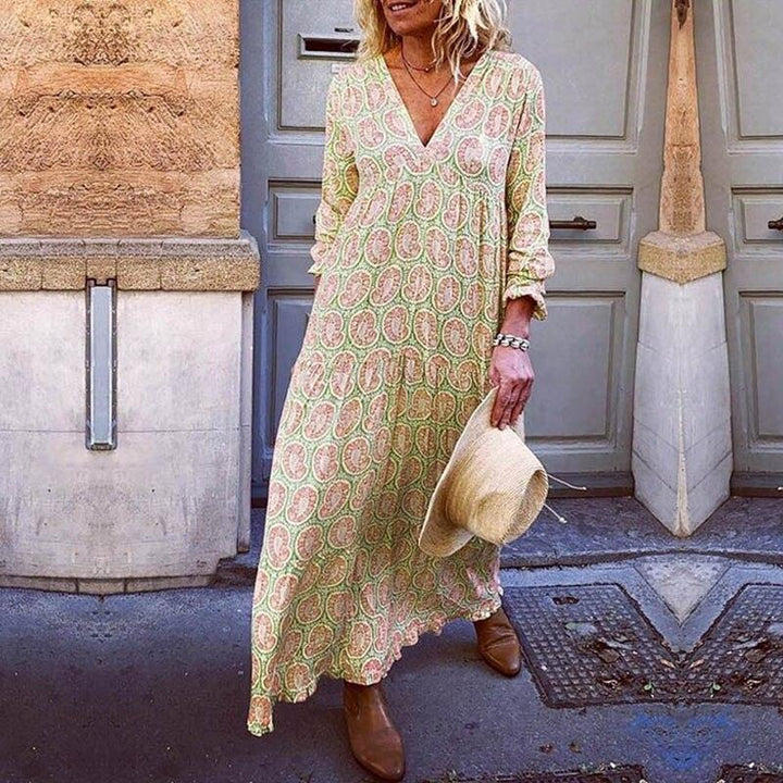 Maxikleid Damen Luftig & Elegant für den Sommer Modisches Boho-Kleid Aktuelle Saison