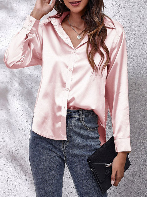 Karen I Classy Langärmelige Bluse für Frauen