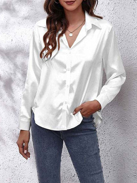 Karen I Classy Langärmelige Bluse für Frauen
