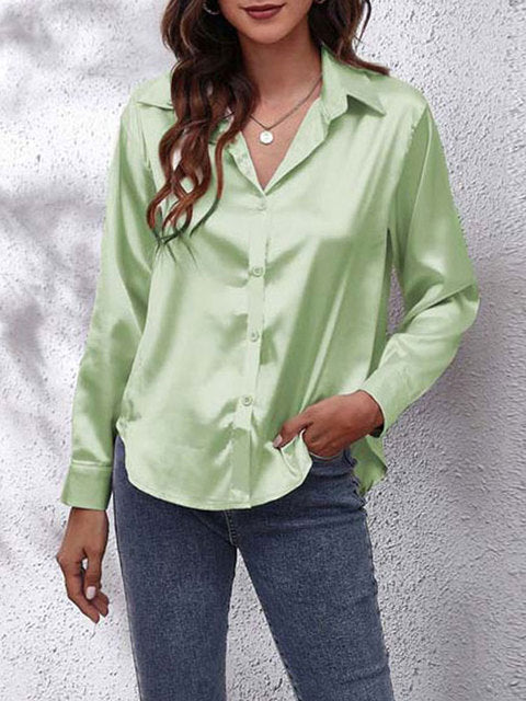 Karen I Classy Langärmelige Bluse für Frauen