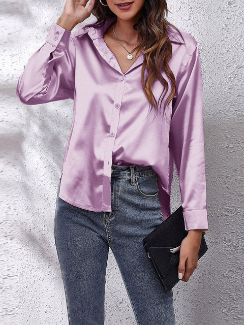 Karen I Classy Langärmelige Bluse für Frauen